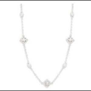 Judith Ripka La petite station chain necklace